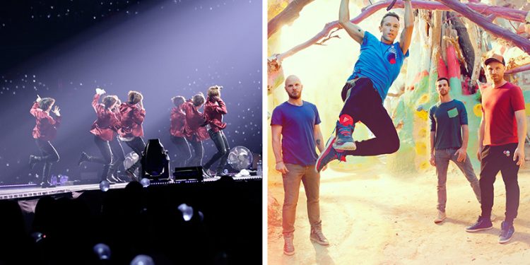 BTS and Coldplay