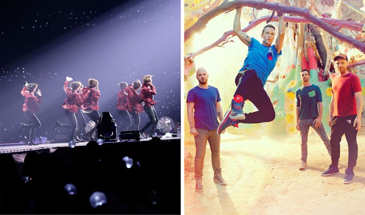 BTS and Coldplay