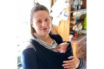 Caroline Sutcliffe and baby Esther Harriet